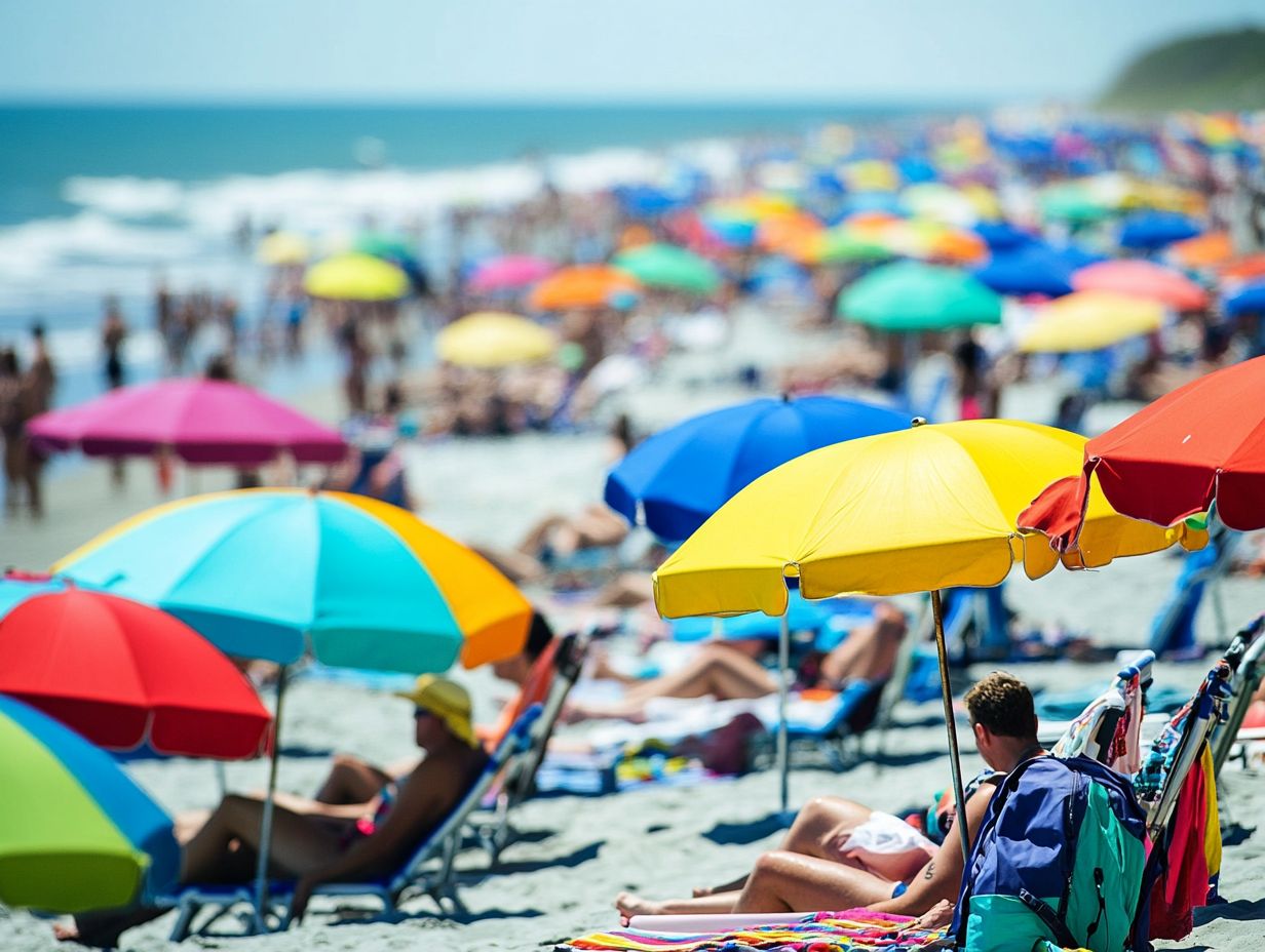 1. How can I keep my belongings safe while vacationing in Myrtle Beach during tourist season?