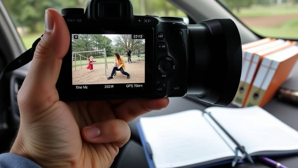 child custody observation records