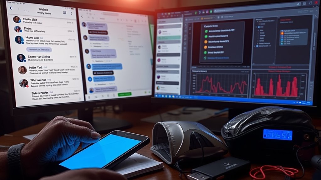 digital communication analysis records