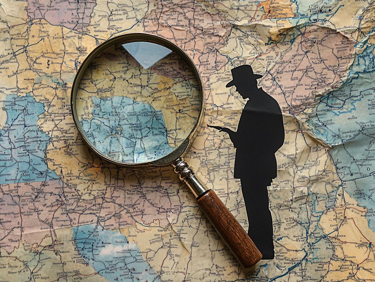 Graphic depicting how to find the best private investigator in South Carolina.