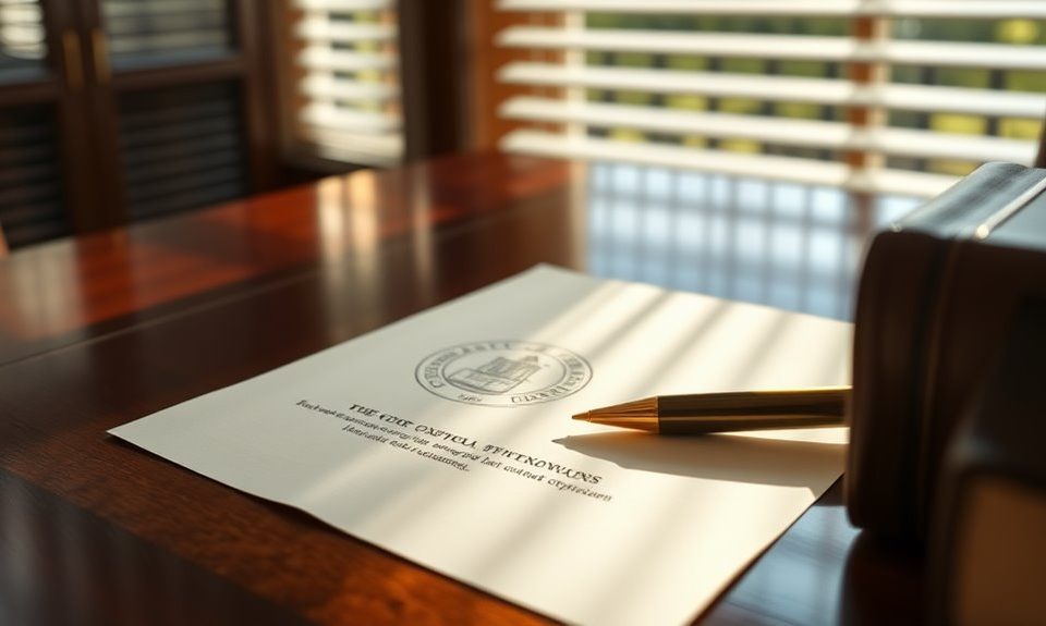 legal notification to appear