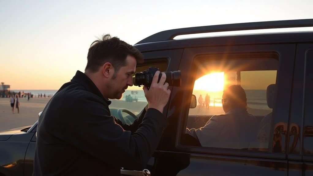 professional surveillance for information